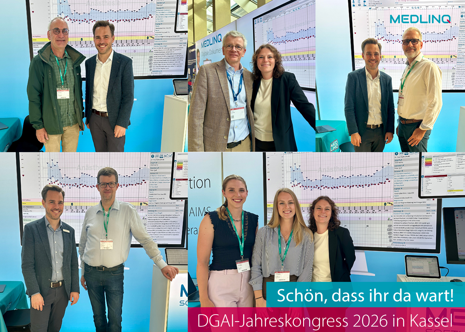The MEDLINQ team at the DGAI Congress in Kassel